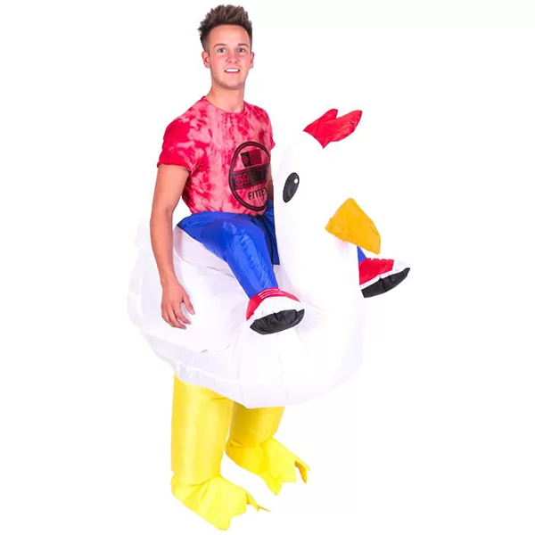 DANXEN Adult Inflatable Chicken Costume