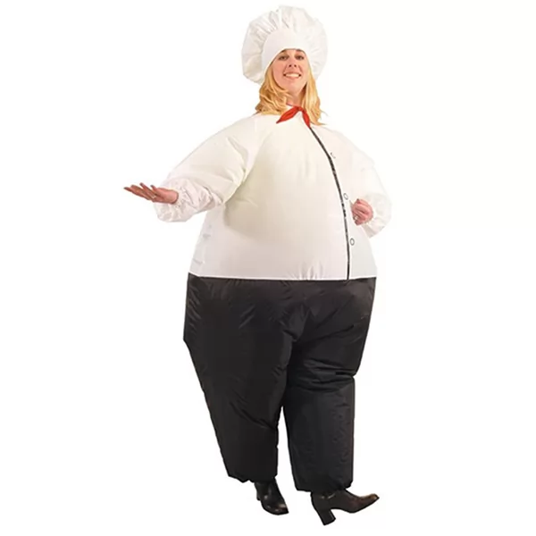 DANXEN Adult Inflatable Suits Blow Up Chief Cook Costume