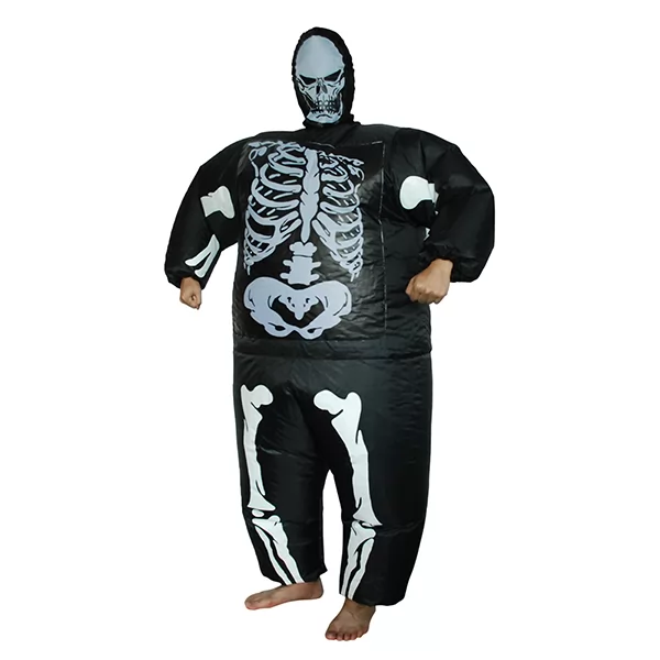 DANXEN Adult Inflatable Ghost Costume Horrible Skeleton