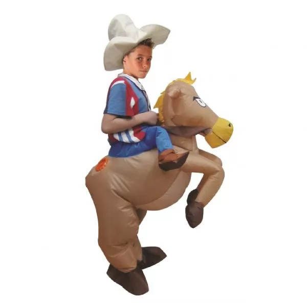 DANXEN Kids Inflatable Cowboy Costume Children