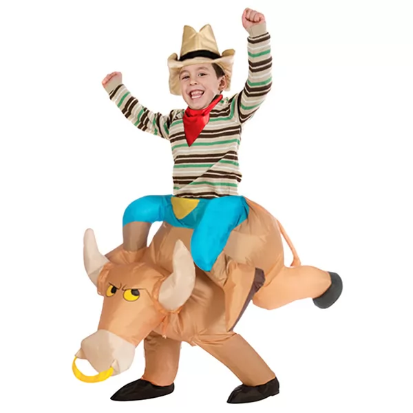 DANXEN Kids Inflatable Bull Costume Children