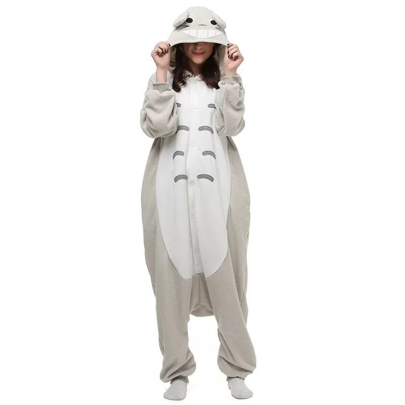 DANXEN Totoro Kigurumi Unisex Fleece Pajamas Onesie