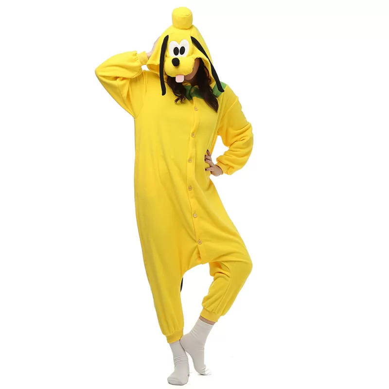 DANXEN Pluto Dog Kigurumi Unisex Fleece Pajamas Onesie