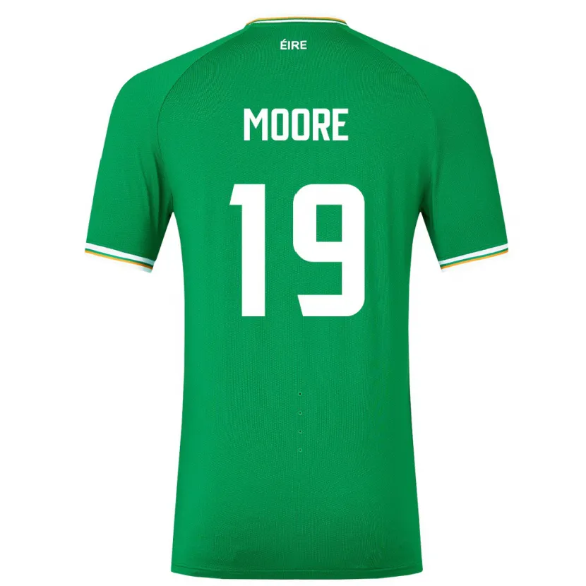 Danxen Kid Ireland Sean Moore #19 Green Home Jersey 24-26 T-Shirt
