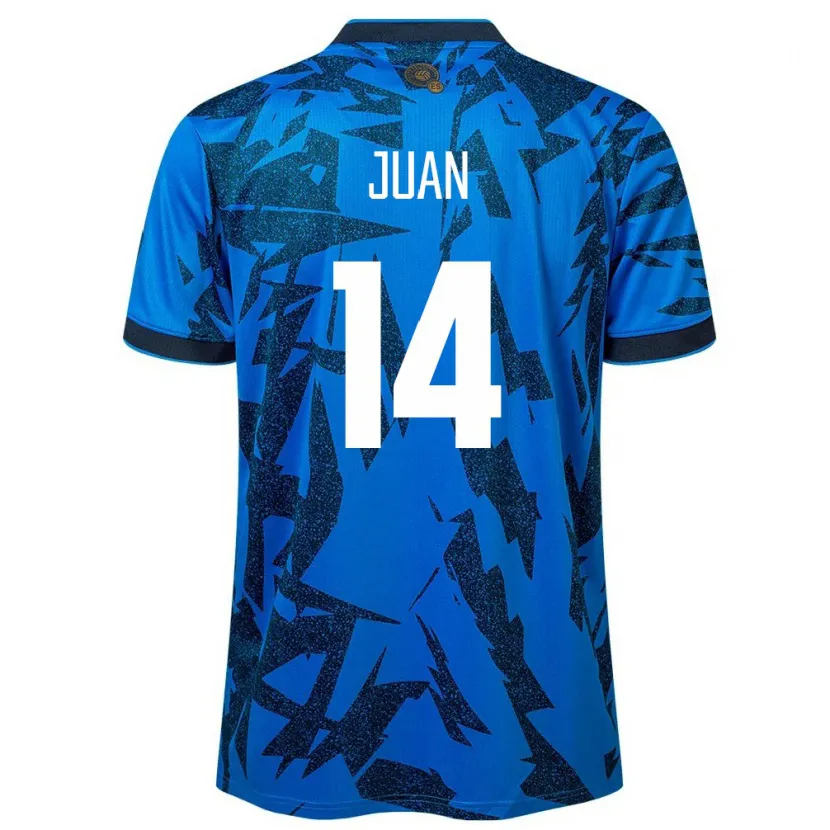 Danxen Kid El Salvador Juan Sánchez #14 Blue Home Jersey 24-26 T-Shirt