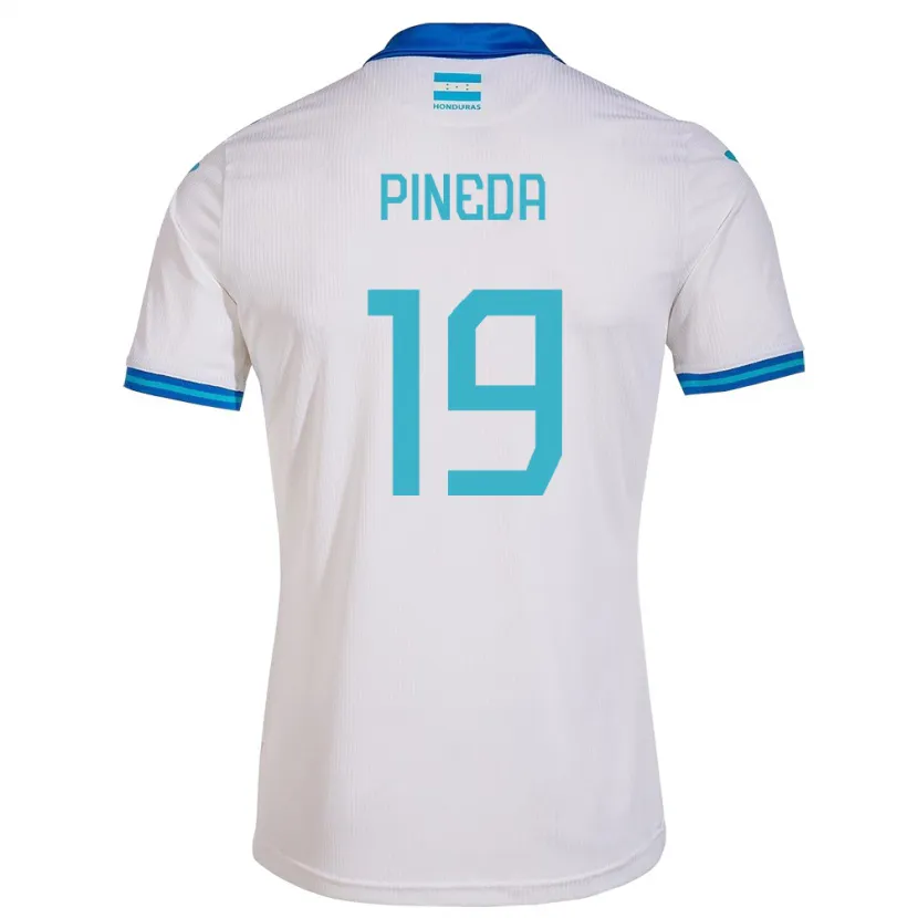 Danxen Kid Honduras Carlos Pineda #19 White Home Jersey 24-26 T-Shirt
