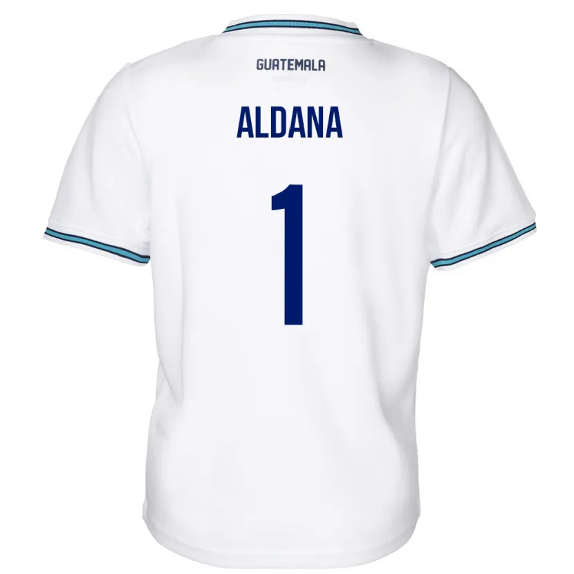 Danxen Kid Guatemala David Aldana #1 White Home Jersey 24-26 T-Shirt