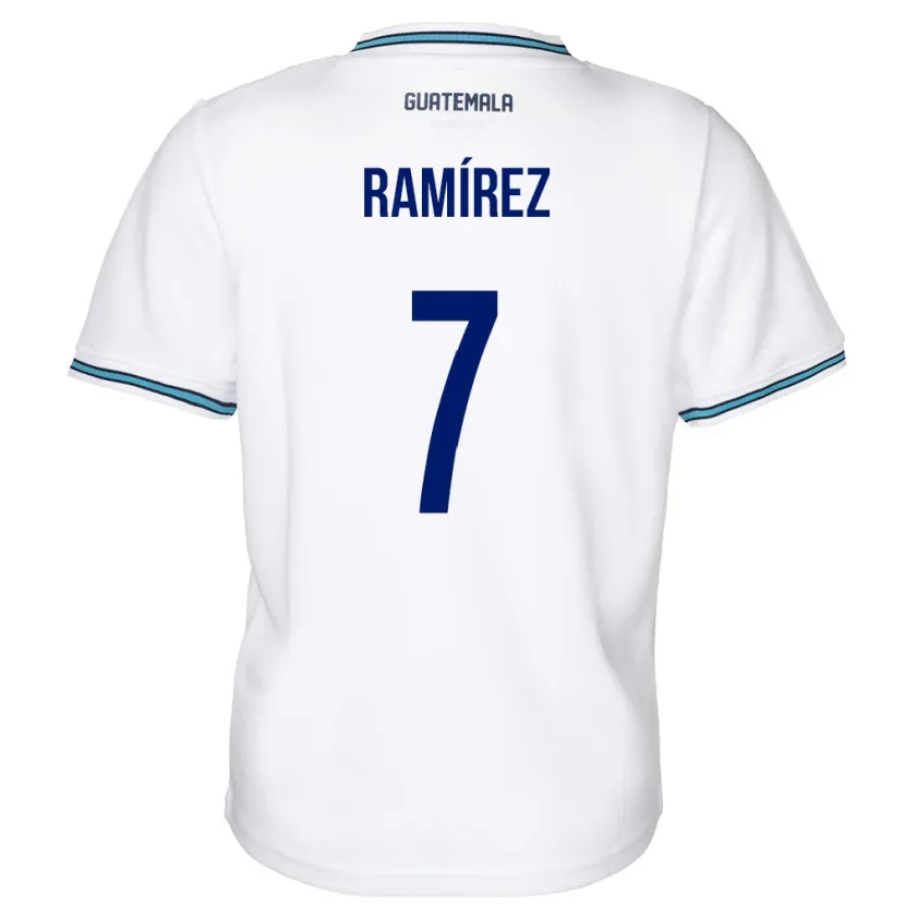 Danxen Kid Guatemala Leslie Ramírez #7 White Home Jersey 24-26 T-Shirt