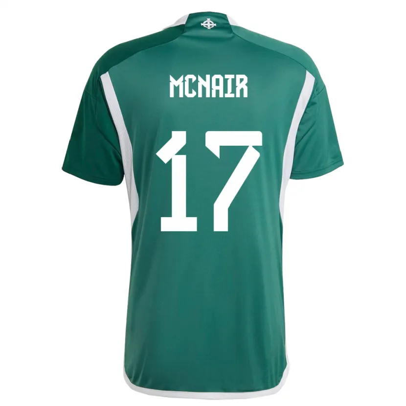 Danxen Kid Northern Ireland Paddy Mcnair #17 Green Home Jersey 24-26 T-Shirt