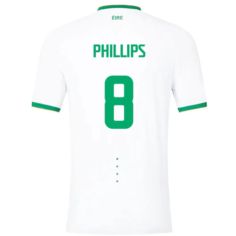 Danxen Kid Ireland Killian Phillips #8 White Away Jersey 24-26 T-Shirt