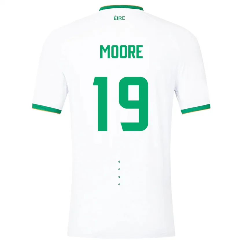 Danxen Kid Ireland Sean Moore #19 White Away Jersey 24-26 T-Shirt