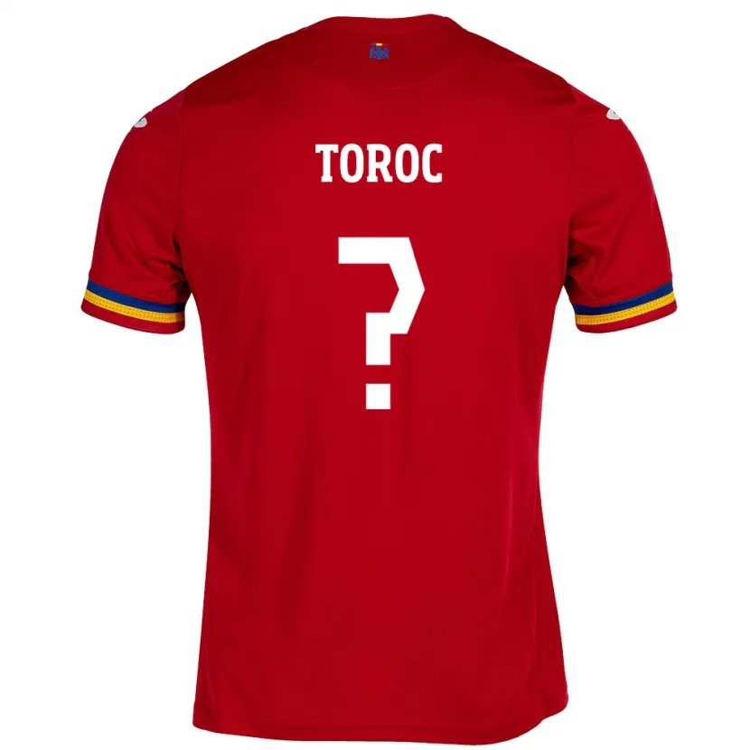 Danxen Kid Romania Andrei Toroc #0 Red Away Jersey 24-26 T-Shirt