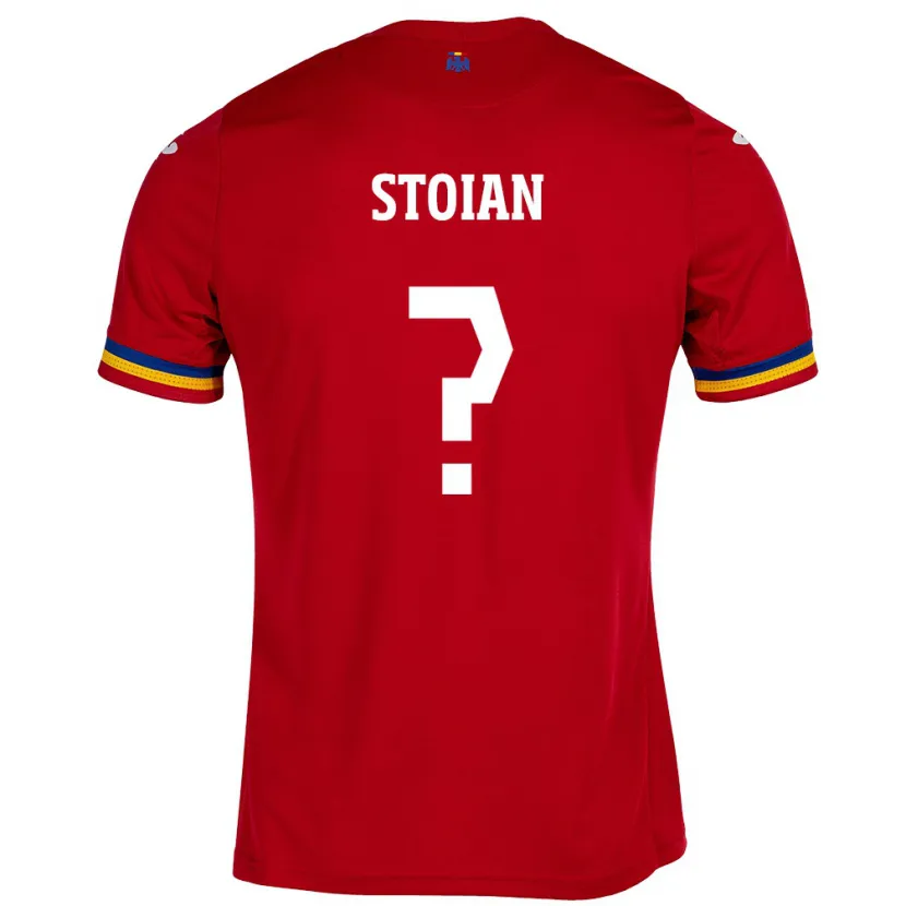 Danxen Kid Romania Alexandru Stoian #0 Red Away Jersey 24-26 T-Shirt