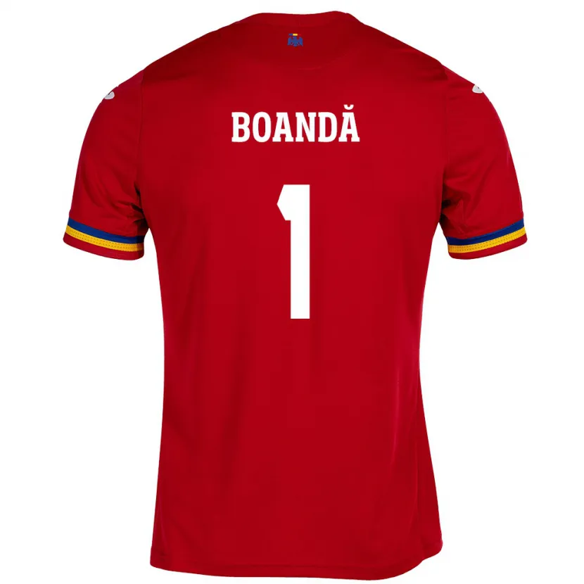 Danxen Kid Romania Lavinia Boandă #1 Red Away Jersey 24-26 T-Shirt