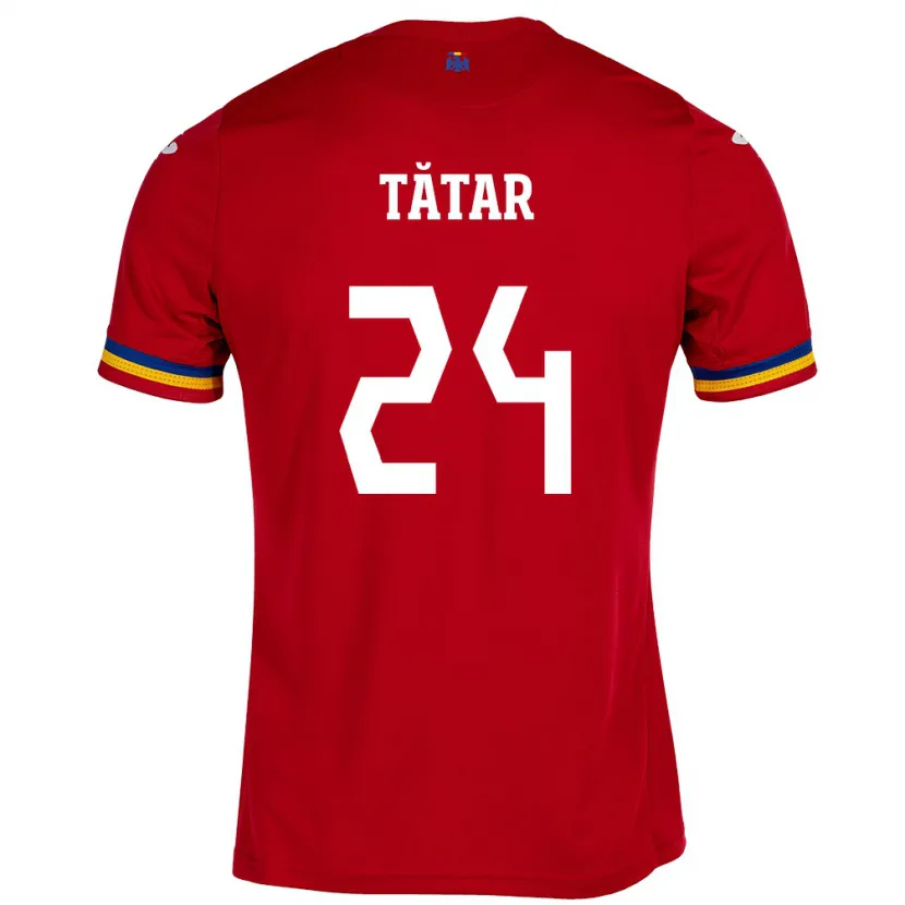 Danxen Kid Romania Mădălina Tătar #24 Red Away Jersey 24-26 T-Shirt