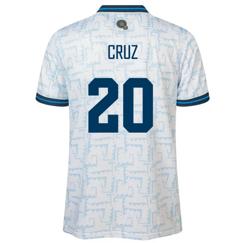 Danxen Kid El Salvador Jorge Cruz #20 White Away Jersey 24-26 T-Shirt