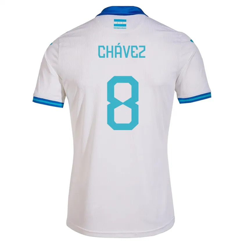 Danxen Men Honduras Gerson Chávez #8 White Home Jersey 24-26 T-Shirt