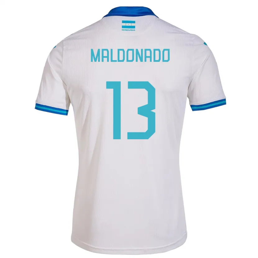 Danxen Men Honduras Edwin Maldonado #13 White Home Jersey 24-26 T-Shirt