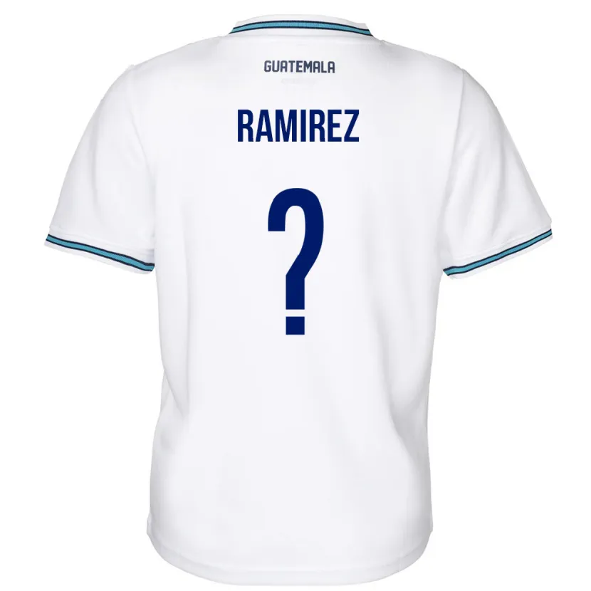 Danxen Men Guatemala Nelson Ramirez #0 White Home Jersey 24-26 T-Shirt