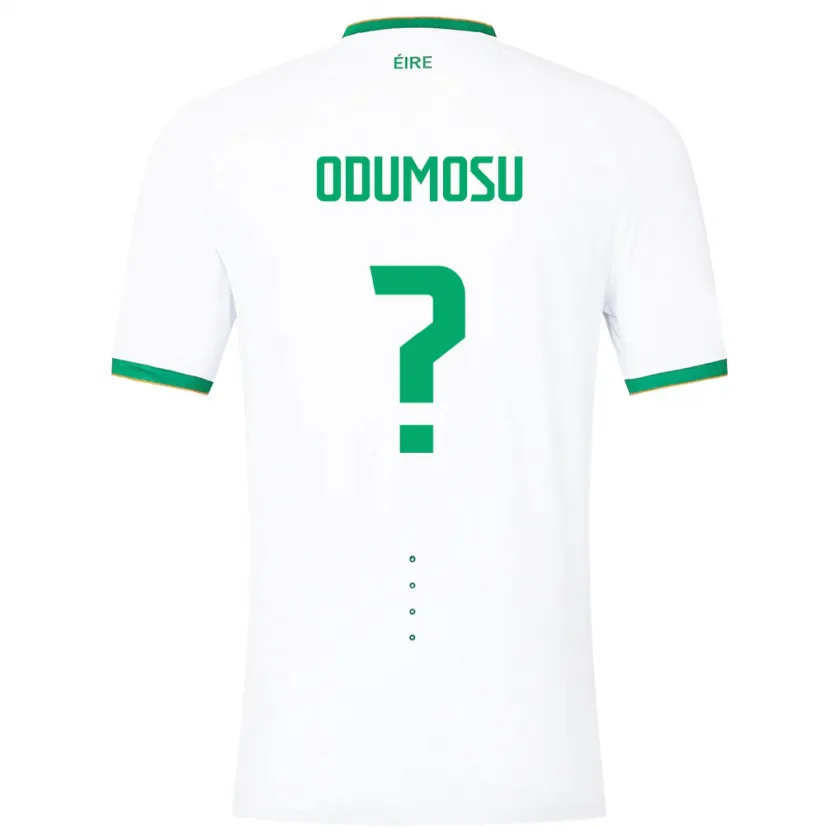Danxen Men Ireland David Odumosu #0 White Away Jersey 24-26 T-Shirt