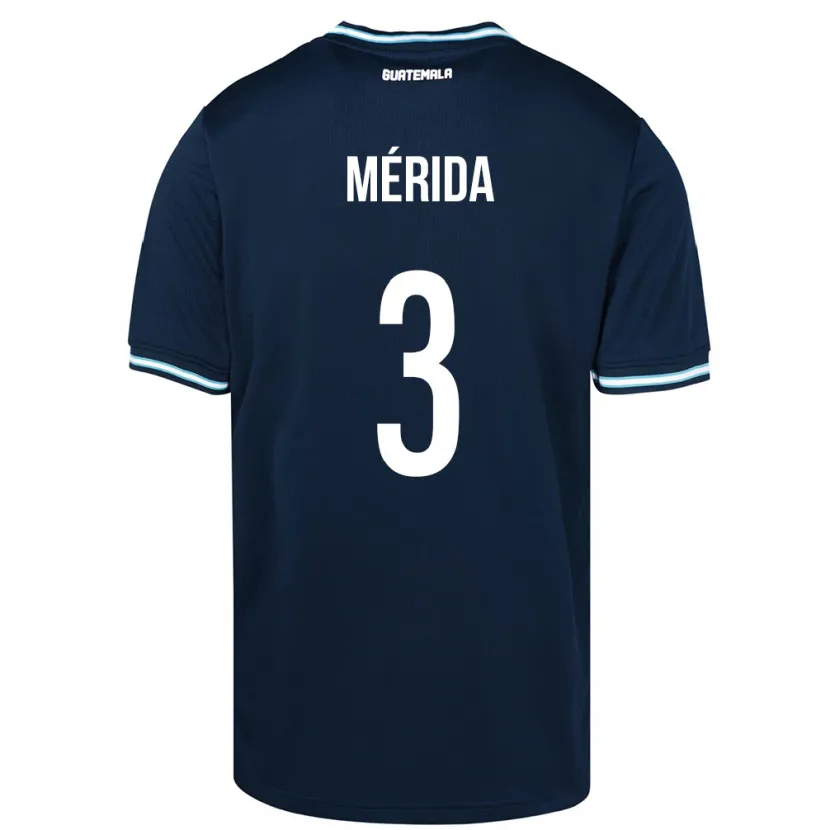 Danxen Men Guatemala Daniel Mérida #3 Blue Away Jersey 24-26 T-Shirt