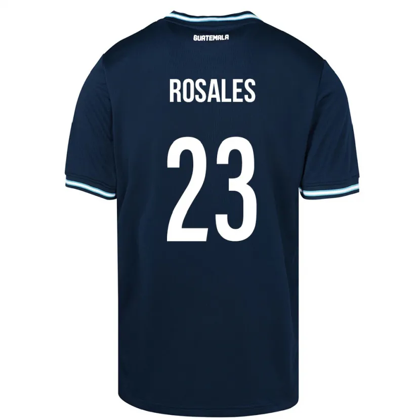 Danxen Men Guatemala Yareni Rosales #23 Blue Away Jersey 24-26 T-Shirt