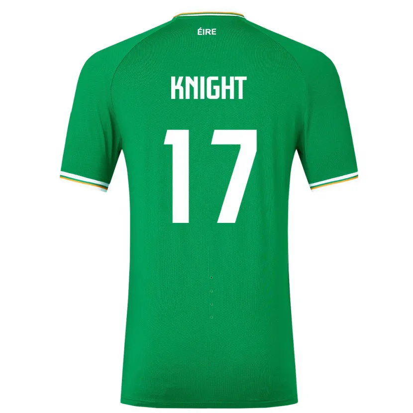 Danxen Women Ireland Jason Knight #17 Green Home Jersey 24-26 T-Shirt