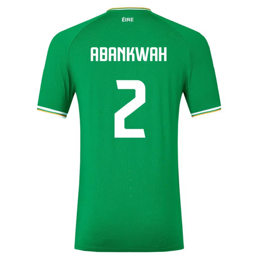 Danxen Women Ireland James Abankwah #2 Green Home Jersey 24-26 T-Shirt