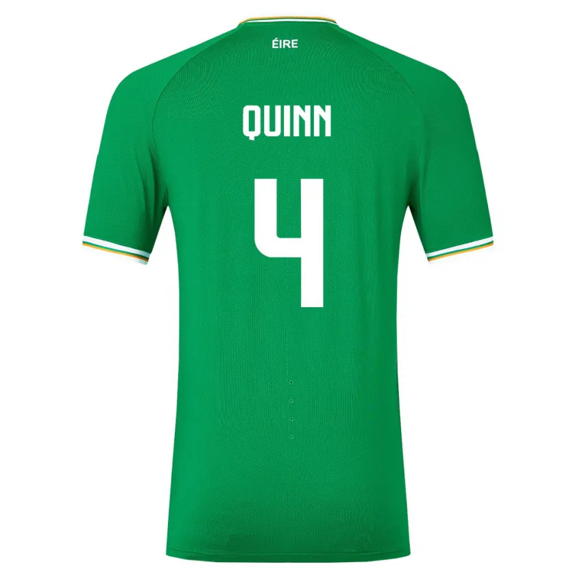 Danxen Women Ireland Louise Quinn #4 Green Home Jersey 24-26 T-Shirt