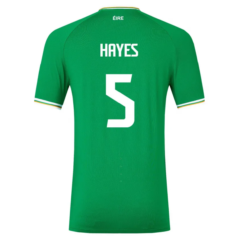 Danxen Women Ireland Caitlin Hayes #5 Green Home Jersey 24-26 T-Shirt