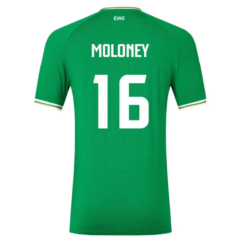 Danxen Women Ireland Grace Moloney #16 Green Home Jersey 24-26 T-Shirt
