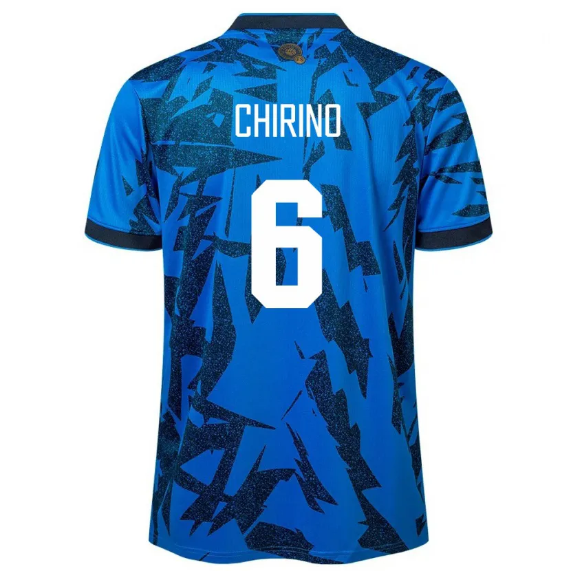 Danxen Women El Salvador Alejandra Chirino #6 Blue Home Jersey 24-26 T-Shirt