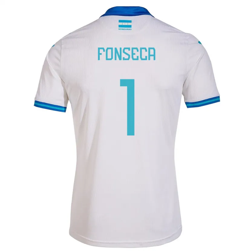 Danxen Women Honduras Harold Fonseca #1 White Home Jersey 24-26 T-Shirt