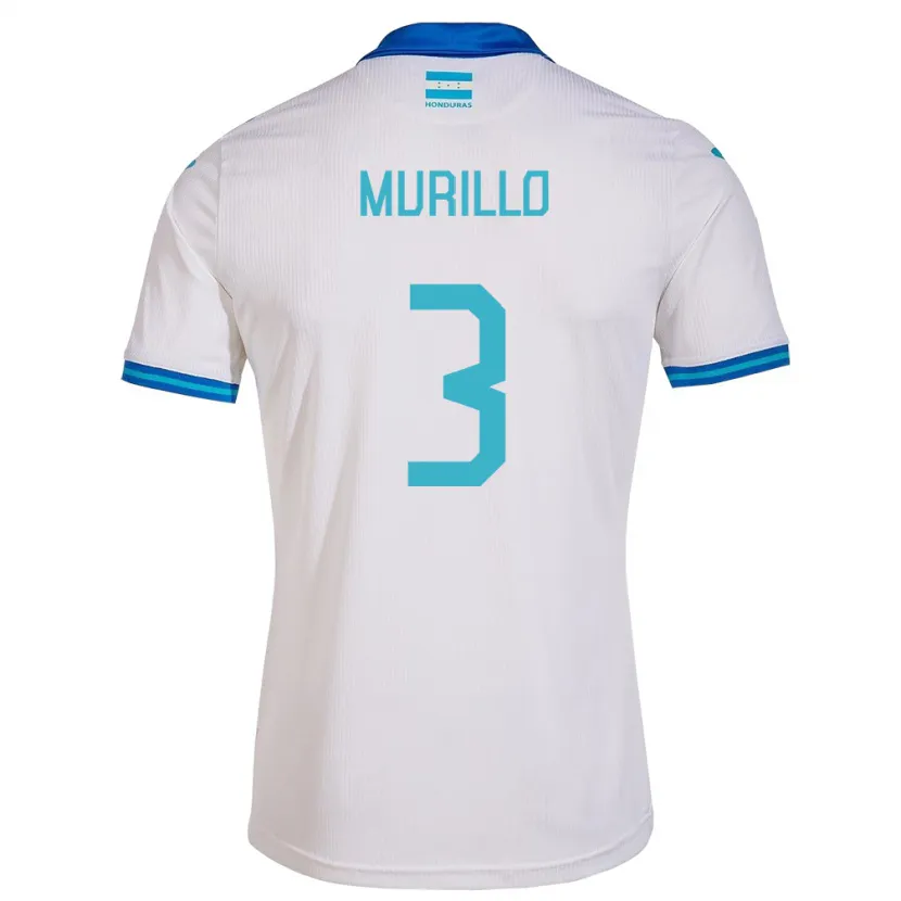 Danxen Women Honduras Bárbara Murillo #3 White Home Jersey 24-26 T-Shirt