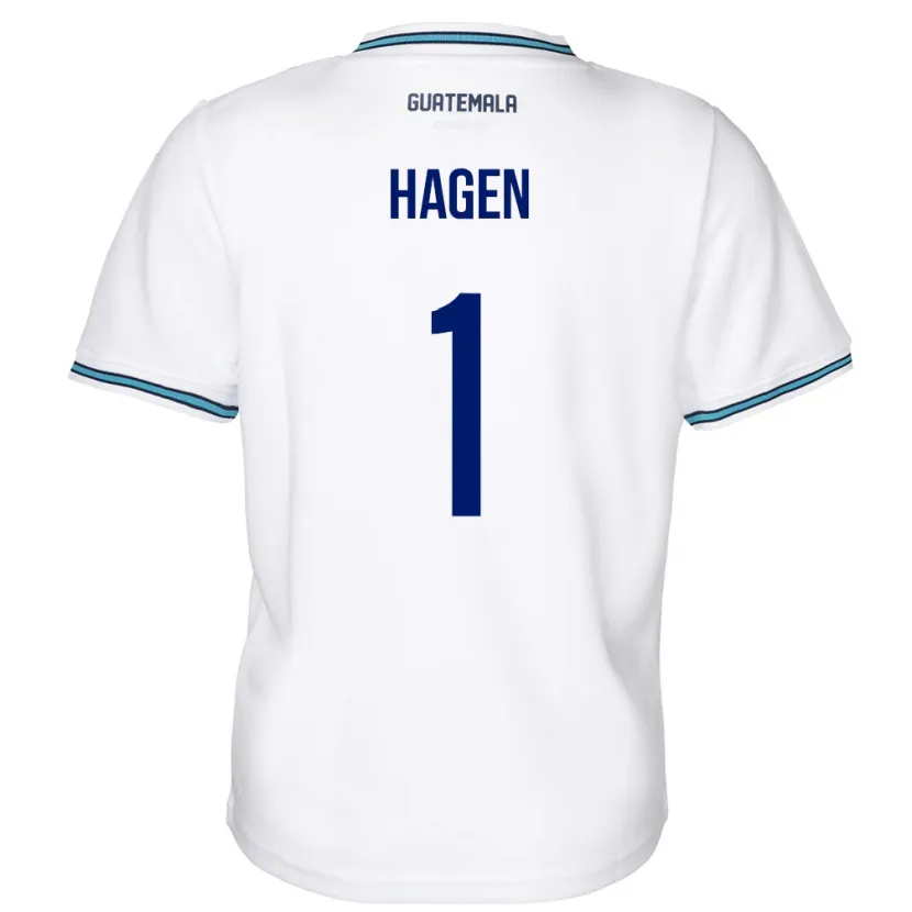 Danxen Women Guatemala Nicholas Hagen #1 White Home Jersey 24-26 T-Shirt
