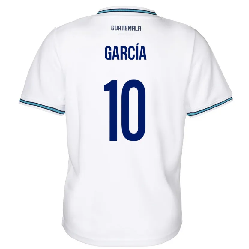 Danxen Women Guatemala Gabriel García #10 White Home Jersey 24-26 T-Shirt