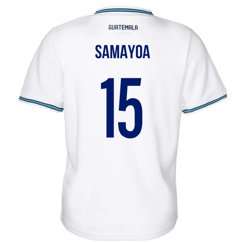 Danxen Women Guatemala Giselle Samayoa #15 White Home Jersey 24-26 T-Shirt