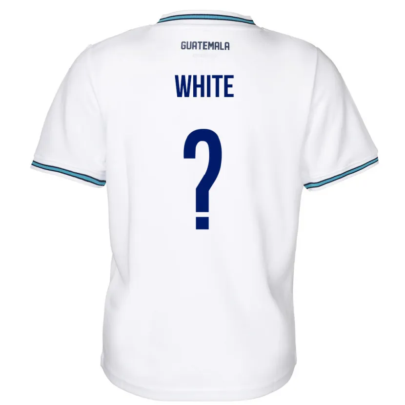 Danxen Women Guatemala Megan White #0 White Home Jersey 24-26 T-Shirt