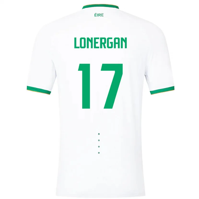 Danxen Women Ireland Tom Lonergan #17 White Away Jersey 24-26 T-Shirt