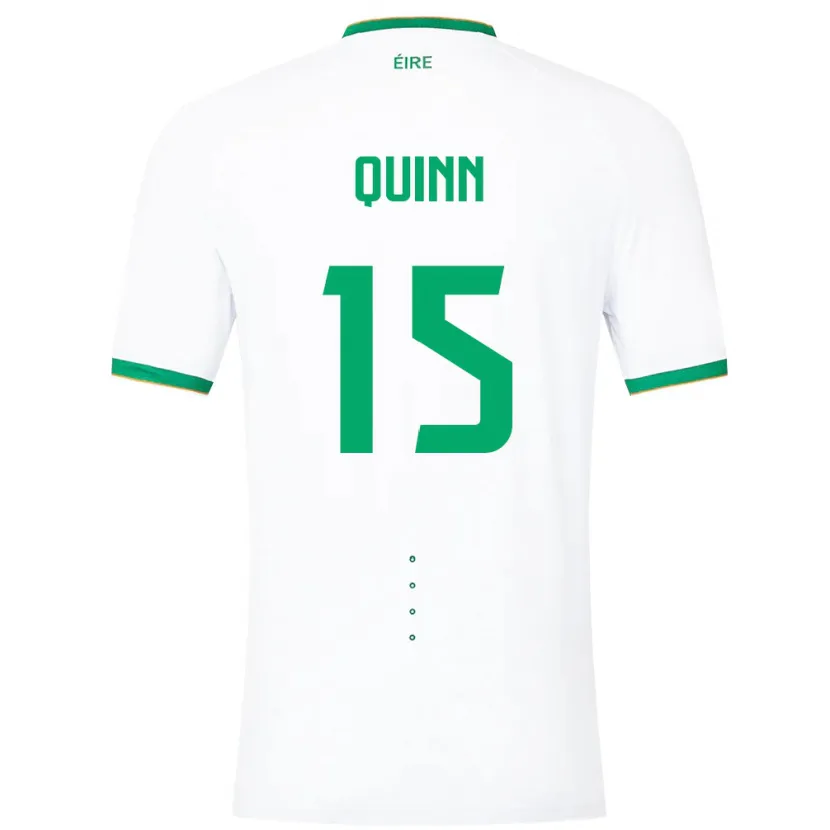 Danxen Women Ireland Lucy Quinn #15 White Away Jersey 24-26 T-Shirt