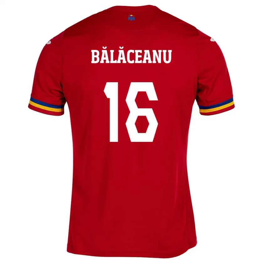 Danxen Women Romania Ioana Bălăceanu #16 Red Away Jersey 24-26 T-Shirt