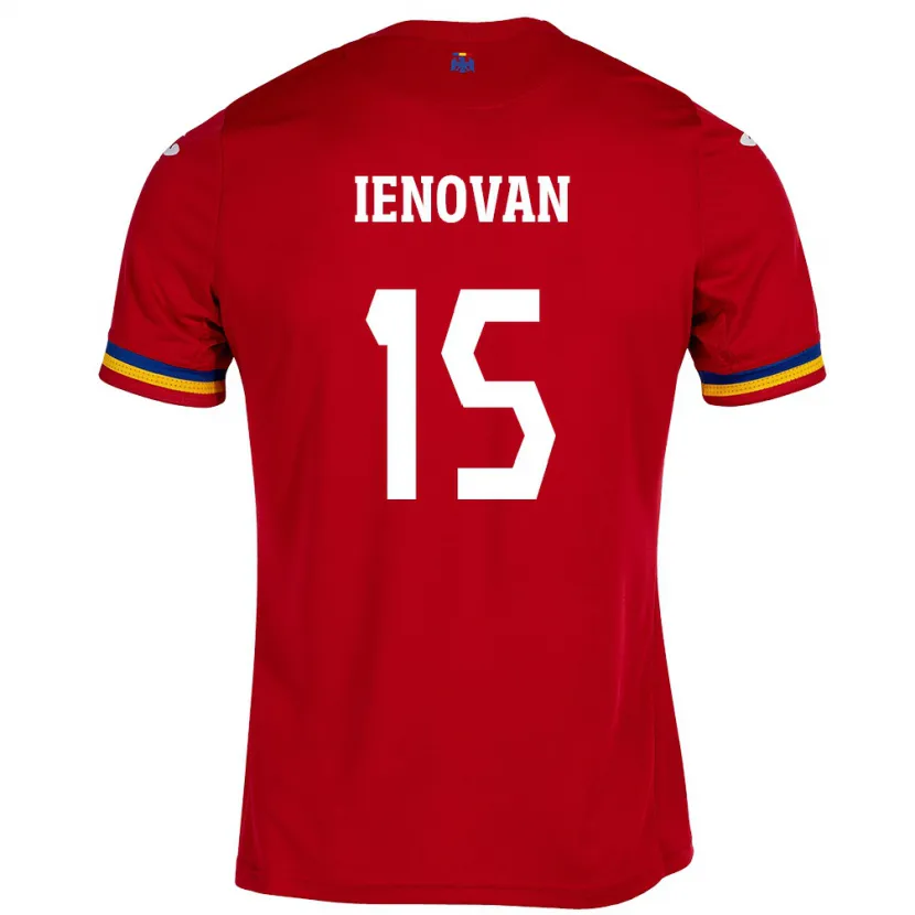 Danxen Women Romania Bianca Ienovan #15 Red Away Jersey 24-26 T-Shirt