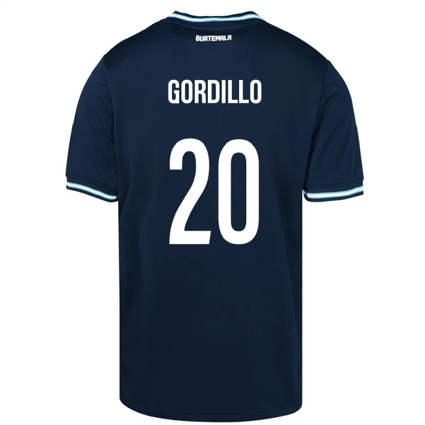 Danxen Women Guatemala Gerardo Gordillo #20 Blue Away Jersey 24-26 T-Shirt