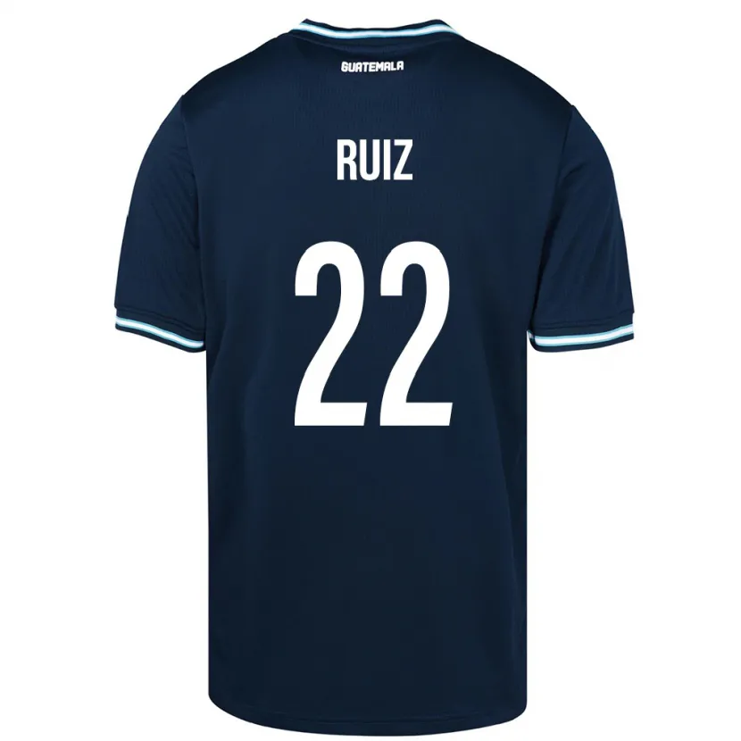 Danxen Women Guatemala Kevin Ruiz #22 Blue Away Jersey 24-26 T-Shirt