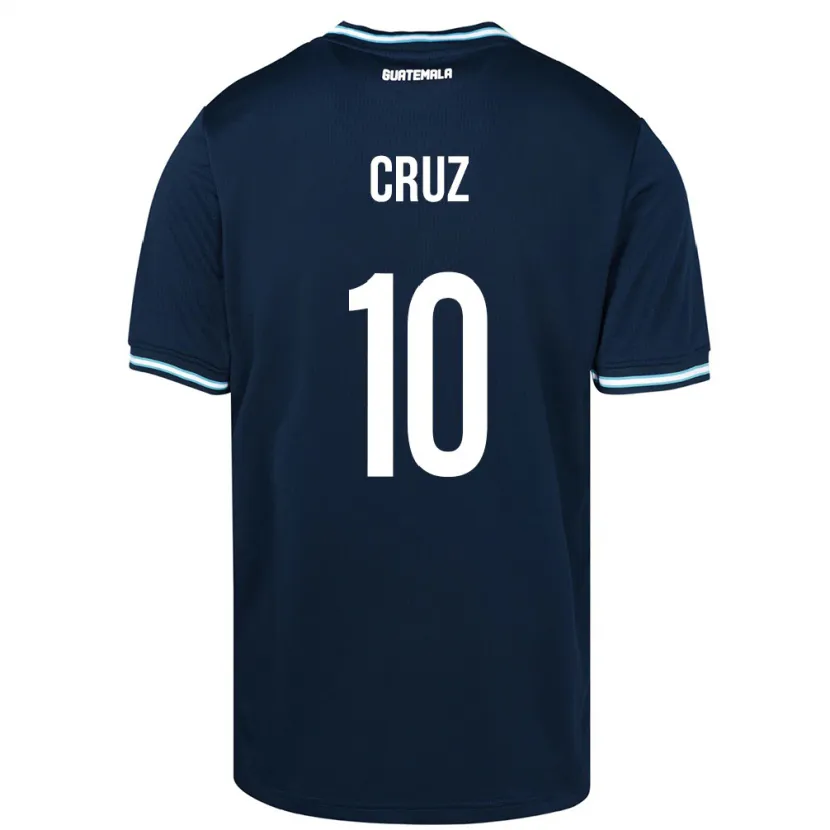 Danxen Women Guatemala Axel De La Cruz #10 Blue Away Jersey 24-26 T-Shirt