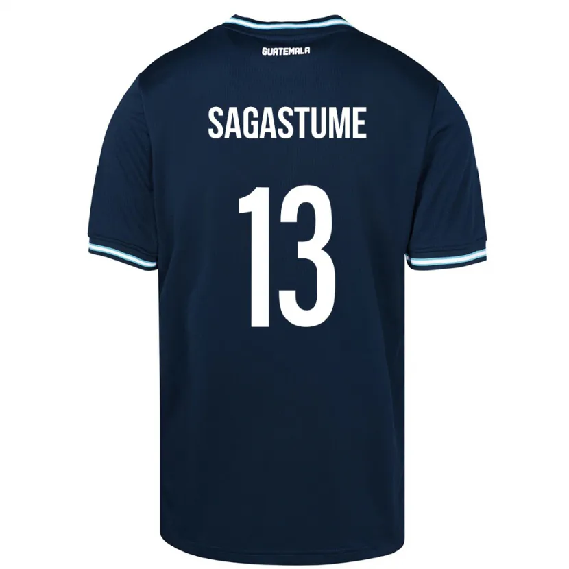 Danxen Women Guatemala Selvin Sagastume #13 Blue Away Jersey 24-26 T-Shirt