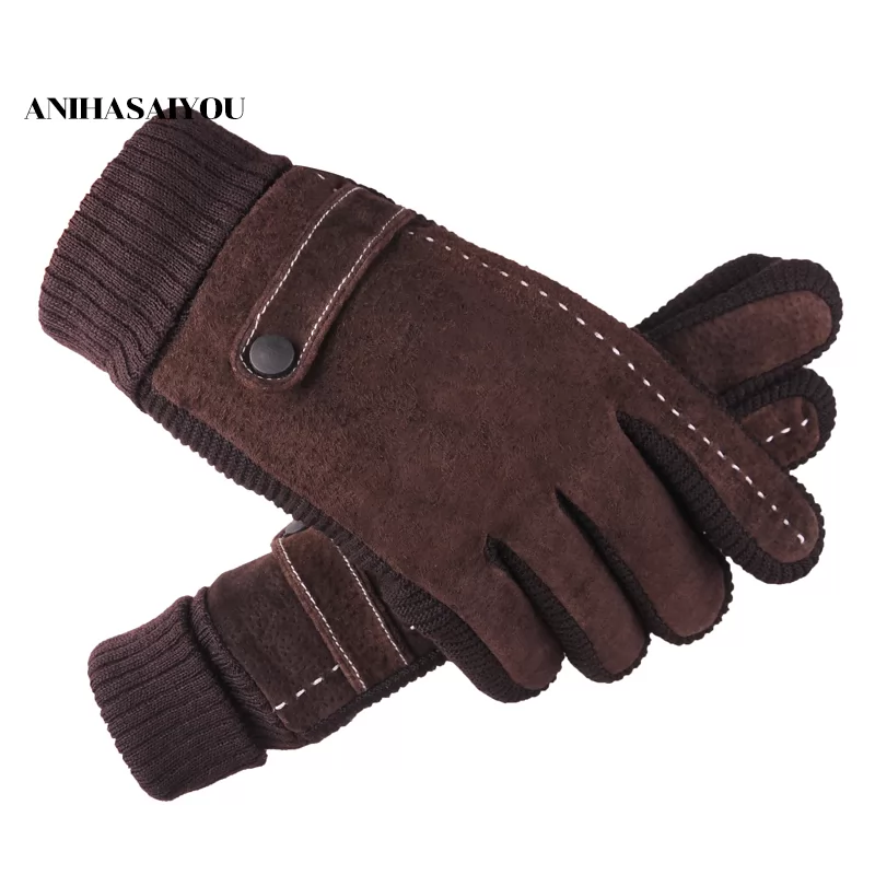 Men Warm Winter Ride Windshield Gloves