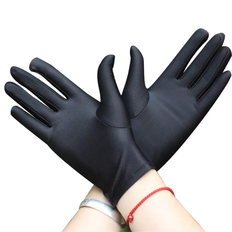 Short Elastic Fashion Gloves 