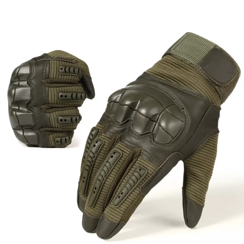 Military Rubber Knuckle Gloves 
