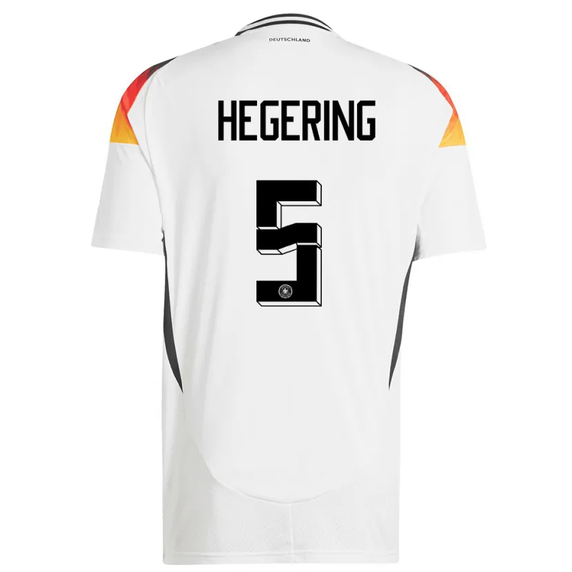 Danxen Kid Germany Marina Hegering #5 White Home Jersey 24-26 T-Shirt